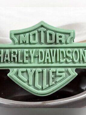 Vanilla Rum Mint Soap 5x3in 5oz Handmade Shea Butter Harley Davidson - OS